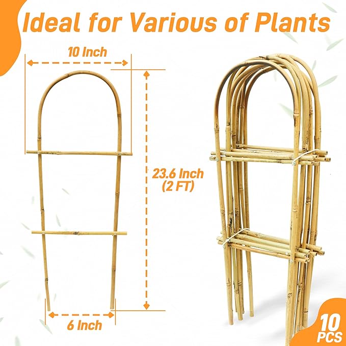 Avalution 10 Pack Bamboo U Trellis - Image 5