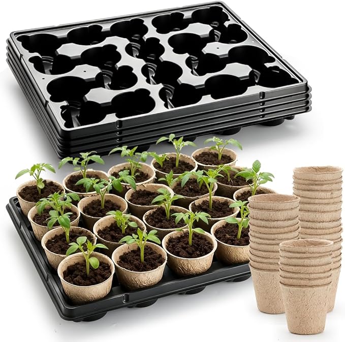 3.15 Inch Peat Pots 100 Pcs by RooTrimmer
