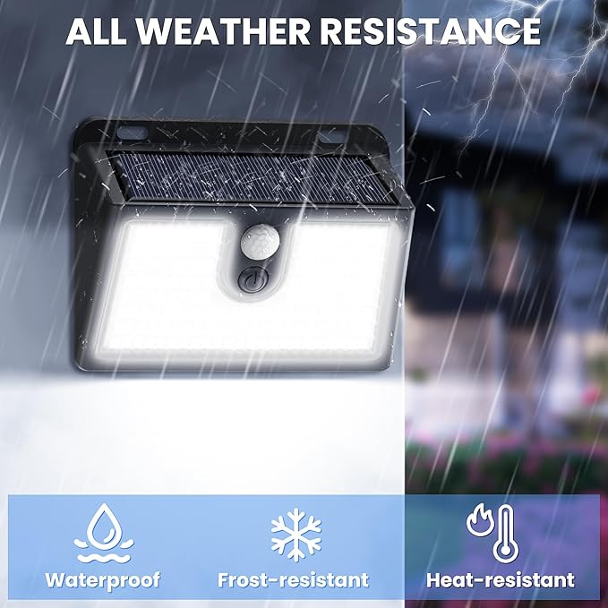 Solar Motion Sensor Outdoor Lights, Super Bright Solar Lights Outdoor Waterproof - Image 4