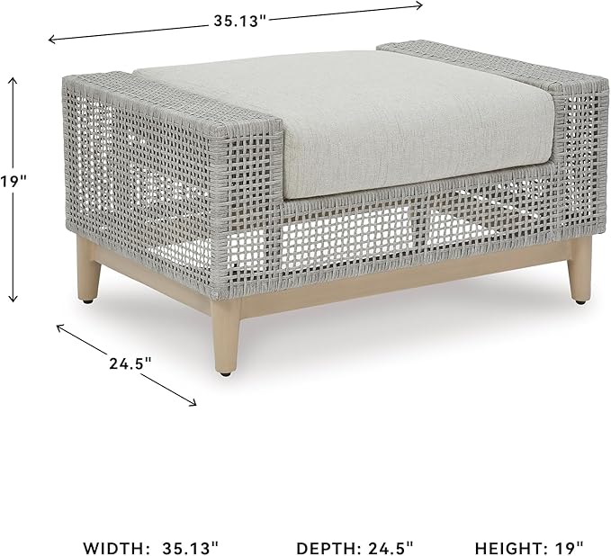 Signature Design by Ashley Seton Creek Casual Nuvella Weather Resistant Fabric - Image 3