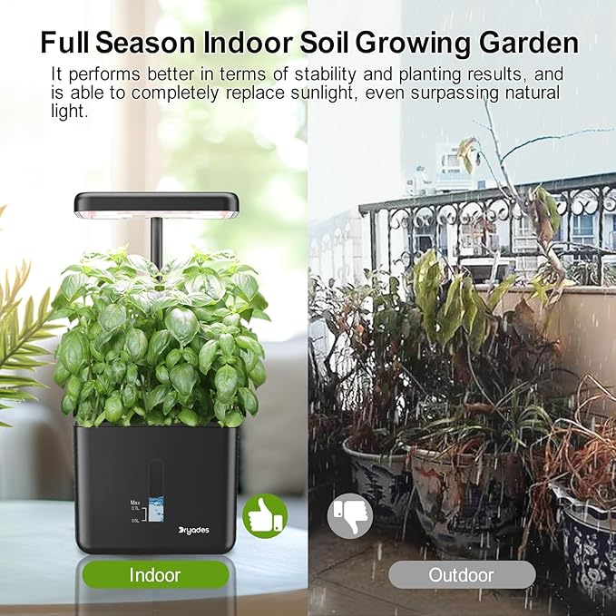 Indoor Garden Growing Systems Self-Watering Plant Pot Smart Gardening System - Image 3