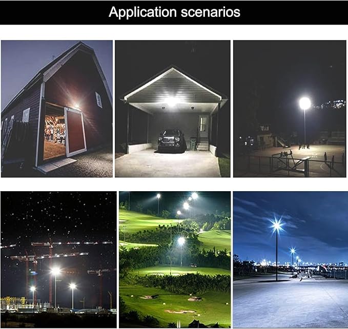 2Pack LED Flood Light Outdoor, 250W LED Work Light 25500lm - Image 7