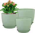 Large Plant Pots 12/10/9 inch, Flower Pots by WSMKSZ