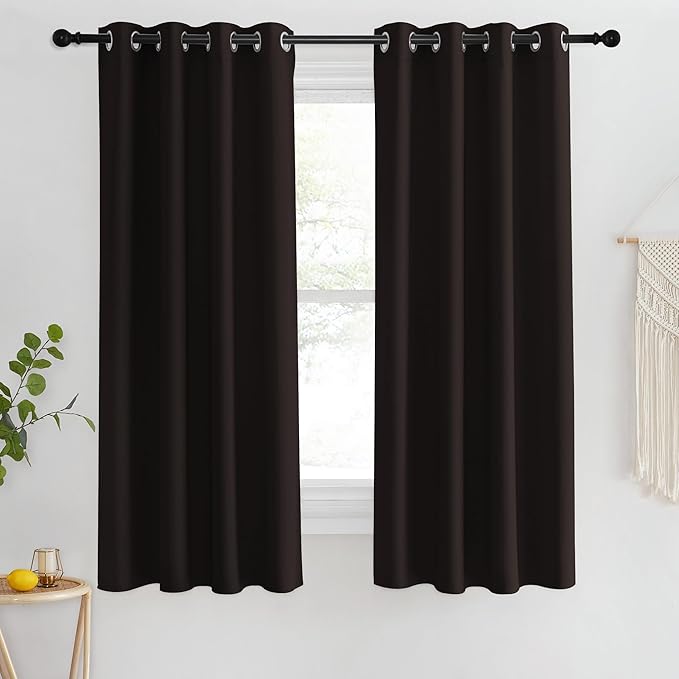 NICETOWN Blackout Short Curtain 63 inches Long by NICETOWN
