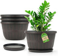 Quarut 10 inch Plastic Flower Pots by Quarut