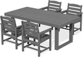 SERWALL HDPE Outdoor Dining Set by SERWALL
