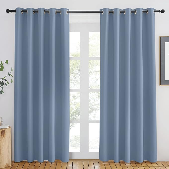 NICETOWN Blackout Curtains for Windows 84 inch Long - Image 2