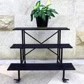 Zhongma 3 Tier Sturdy Metal Plant Stand by Zhongma
