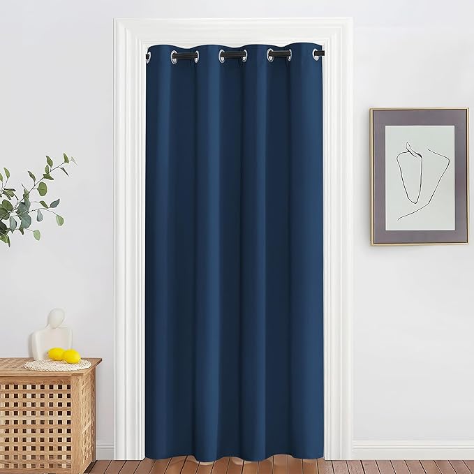 NICETOWN Blackout Doorway Curtain Drape 78 inch Long by NICETOWN