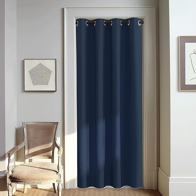 NICETOWN Navy Blue Blackout Window Curtain by NICETOWN
