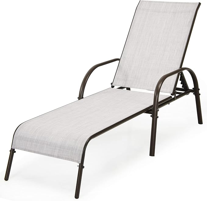 Giantex Patio Lounge Chair, Outdoor Chaise Lounge by Giantex