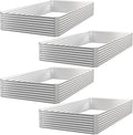 4 Pack Corrugated Galvanized Steel Raised Garden Bed Outdoor, Metal Above by CATMANOR