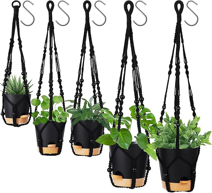 GARDIFE Hanging Planters for Indoor Plants, Macrame Plant Hanger, 35 Inches by GARDIFE