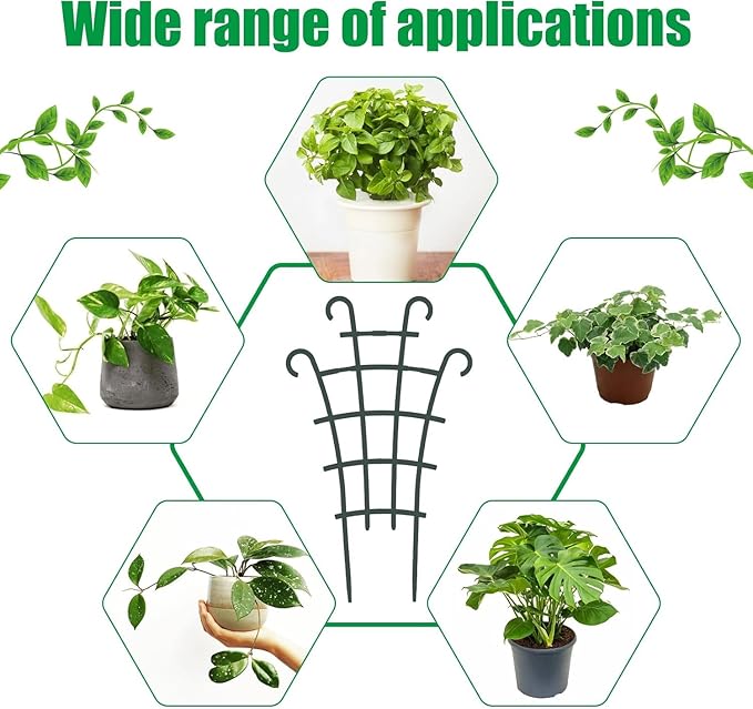 4 Pcs Small Trellis for Potted Plants Plant Trellis Indoor Trellis for Potted - Image 7