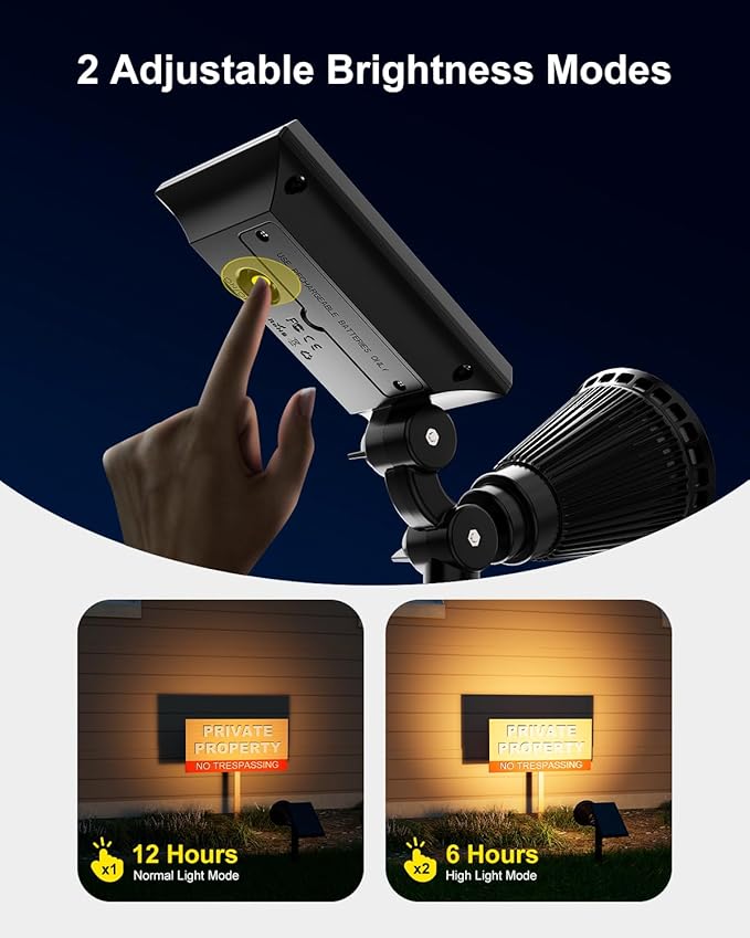 Solar Power Spot Lights Outdoor Waterproof - Image 3