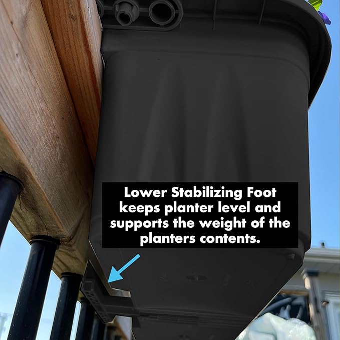 Apollo Exports International 24" Adjustable Railing Planter - Image 2