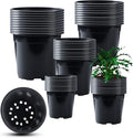 Oubest 50Pcs Nursery Pots Variety Pack Plastic Pots by Outbest