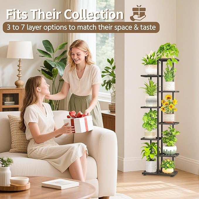 LASZOLA 7 Tier Plant Stand Indoors Outdoors - Image 8