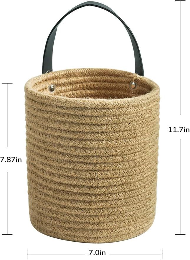 Goodpick 2pack Jute Hanging Basket - Image 3