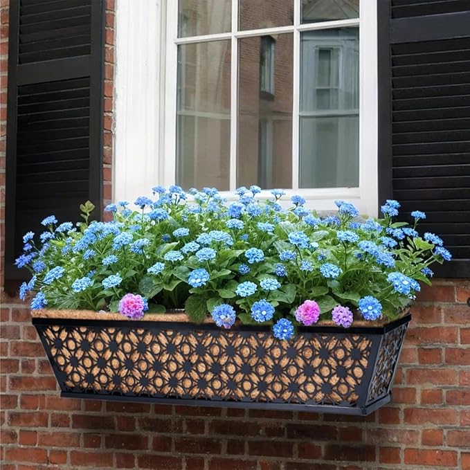 hehimhis 24 Inch 2 Pack Railing Planter Box - Image 7