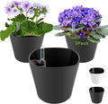 Self Watering Planters for Indoor Outdoor Plants 7 inch Flower Pot by GsGardenSpecialty