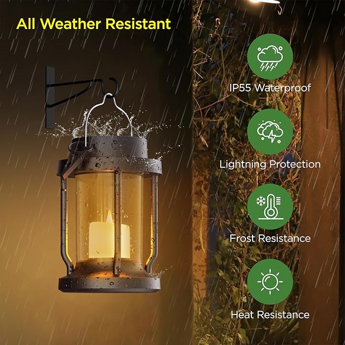 Solar Lantern Outdoor & Indoor Use – Hanging Solar Lights - Image 3