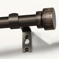 Modern Antique Brown Bronze Curtain Rods by Unknown