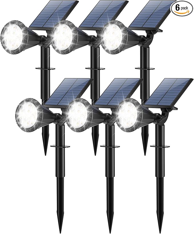 Solar Lights Outdoor Waterproof 180° Adjustable Landscape Spot Lights by TadyrealSolarLights