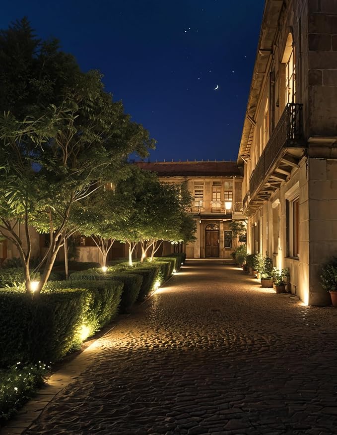 Dusk to Dawn Outdoor Lighting, 3000K Warm White LED Landscape Spotlights - Image 7