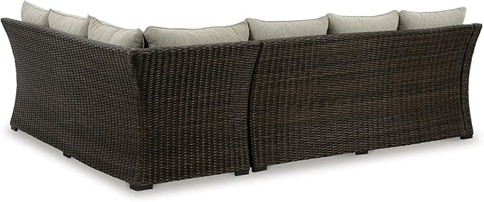 Signature Design by Ashley Brook Ranch Casual Nuvella Weather Resistant Fabric - Image 9