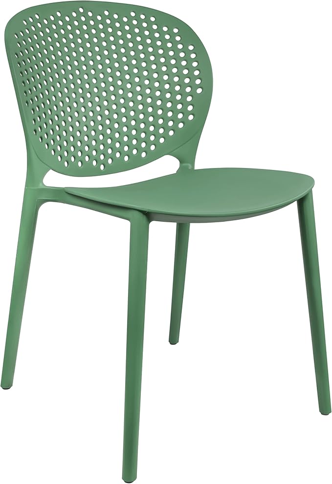 2xhome Patio Dining Chair | Modern Stackable Outdoor Pool Side Chair | Weather - Image 6