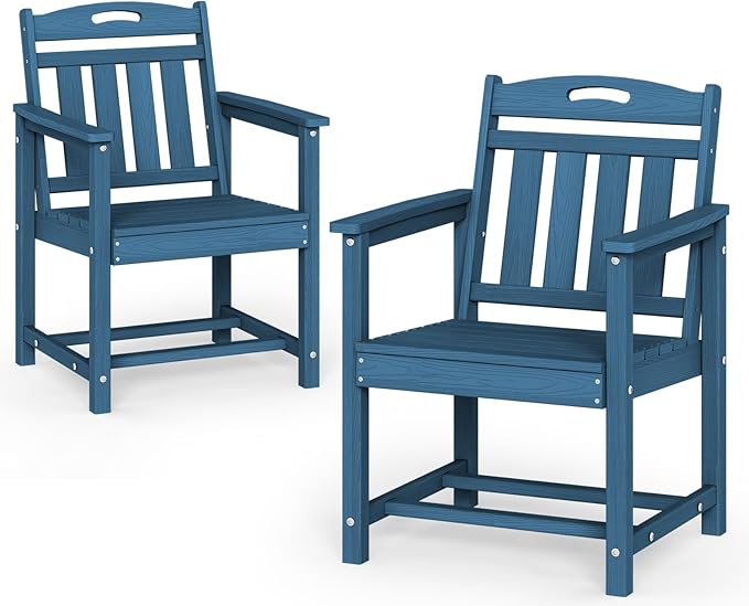 Set of 2 Weatherproof Patio Chairs by Suunyn