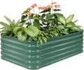 5×3×1.4FT Galvanized Raised Garden Bed Outdoor, Metal Raised Garden Bed Kit by TwentyNext