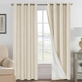 H.VERSAILTEX Linen Curtains 100% Blackout Curtains by HVERSAILTEX