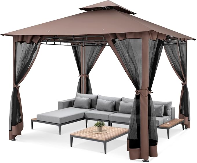 COBIZI Gazebo 10x10 Heavy Duty Gazebos - Image 5