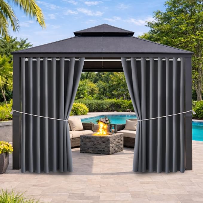 DIVA EN CAMINO DEC Waterproof Outdoor Curtain W105 x L84 by DivaenCamino