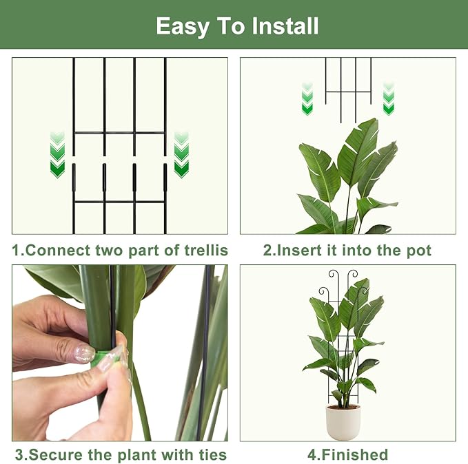 Coomin 32.6in Monstera Plant Support Stakes - Image 5