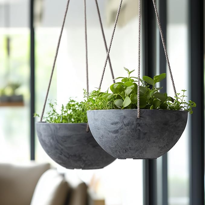 LA JOLIE MUSE Hanging Planter Flower Plant Pots - Image 7