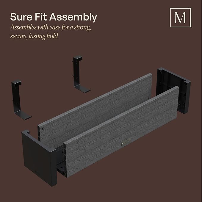Mayne Vista 2ft Modern Window Box Planter - Image 8