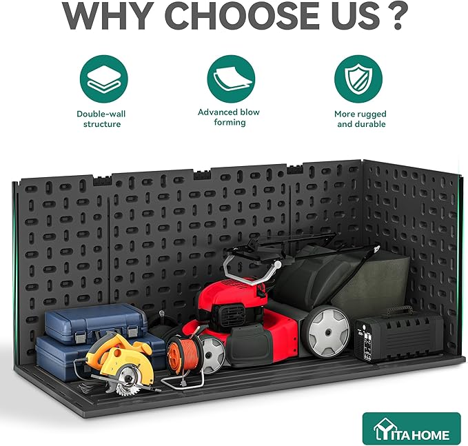 YITAHOME 260 Gallon Large Deck Box - Image 6