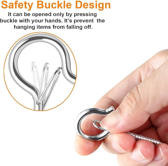 96 PCS Q-Hanger Hooks, Screw Hooks - Image 2