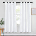 NICETOWN White Bedroom Curtain 72 inches Long by NICETOWN