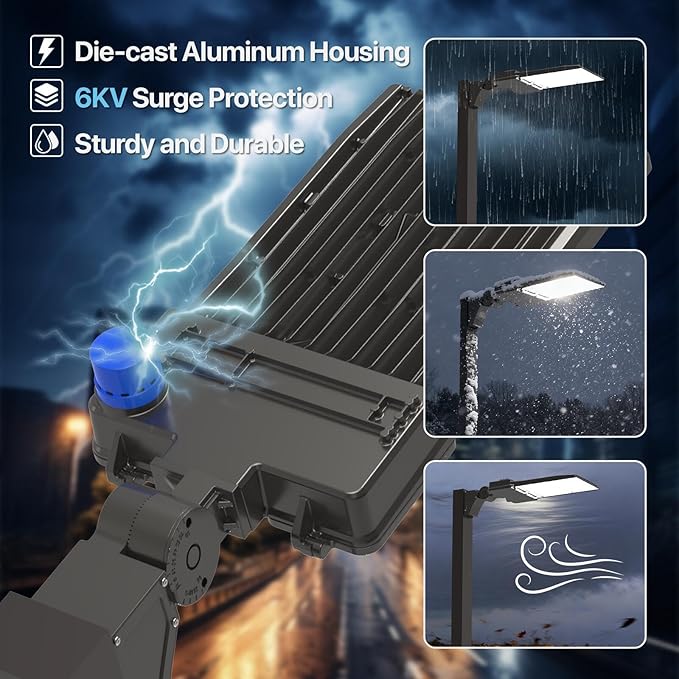 HYPERLITE Led Parking Lot Light - 400W UL Listed LED Stadium Lights - Image 6