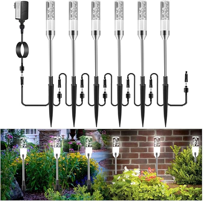 B-right 3PCS Extension Lights for Path Lights, Extendable Waterproof 0.8W 95 - Image 5