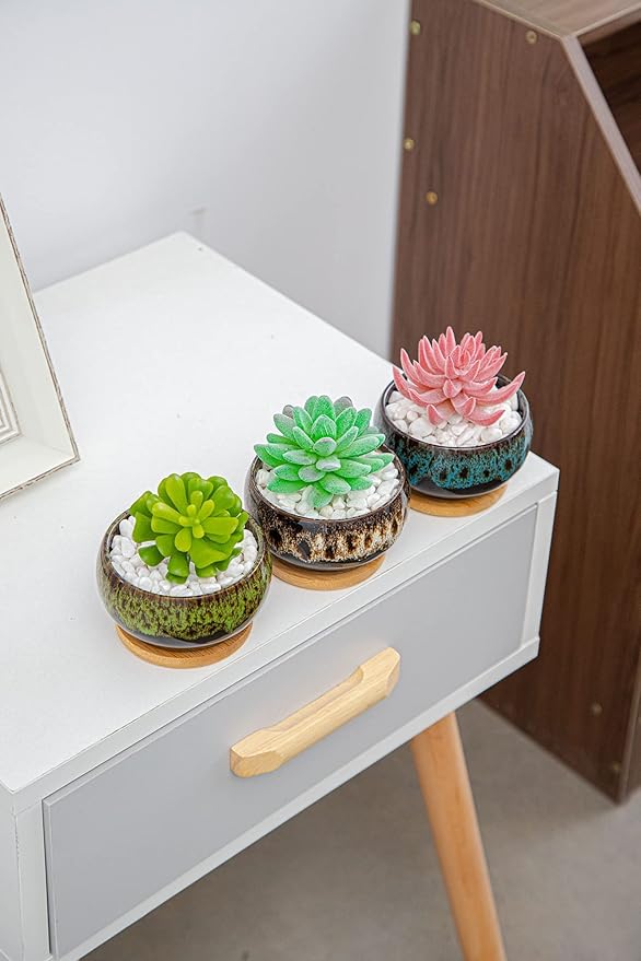 Cute Ceramic Succulent Garden Pots, Planter - Image 7