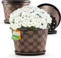 12 Inch Planter Pots for Plants, Plastic Large Flower Pots Indoor Outdoor by FlowyypoPlantPot