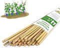 Plant Stakes, 4FT Longer Sturdy Natural Bamboo Garden Stakes, GAGINANG 25Pcs by GAGANANG