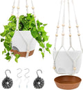 Hanging Planters for Indoor Outdoor Plants, 2 Pack Self Watering Hanging Pots by Vanslogreen
