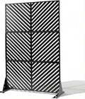 VINGLI Privacy Fence Panels, 72H’’ x 47W’’ Metal Privacy Screen Freestanding by VINGLI
