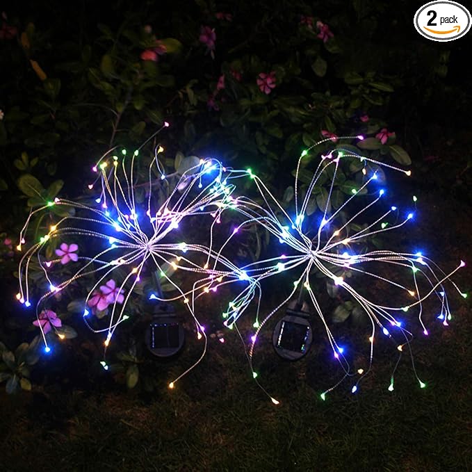 HELESIN Christmas Outdoor Solar Garden Lights, 105 LED Solar Powered Decorative by HELESIN